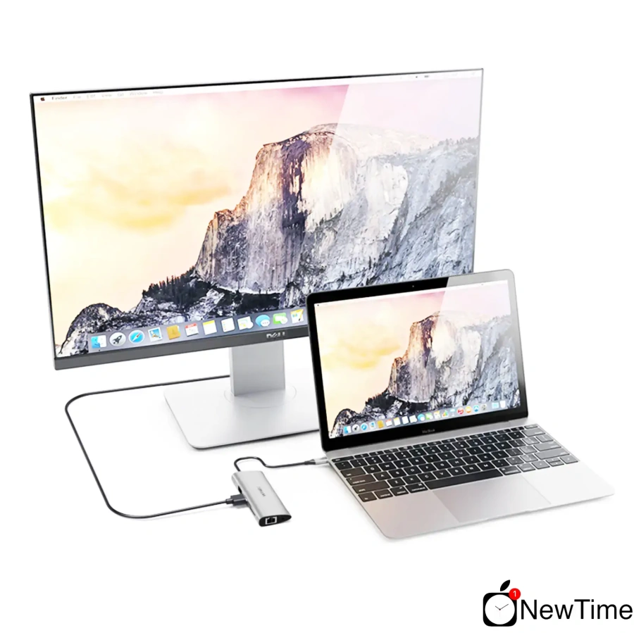 WiWU Alpha A11 11 in 1 USB-C Hub Silver